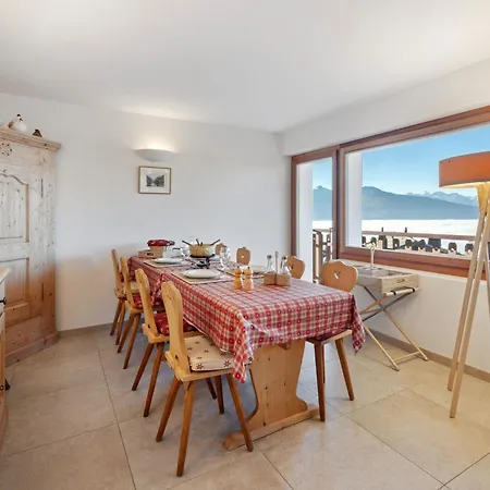 Apartment Les Aiguilles Vertes Rez Inferieur By Interhome Crans-Montana