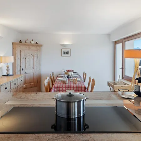Apartment Les Aiguilles Vertes Rez Inferieur By Interhome Crans-Montana